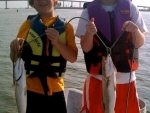 Nash and Clay Swift gettin' the trout on!